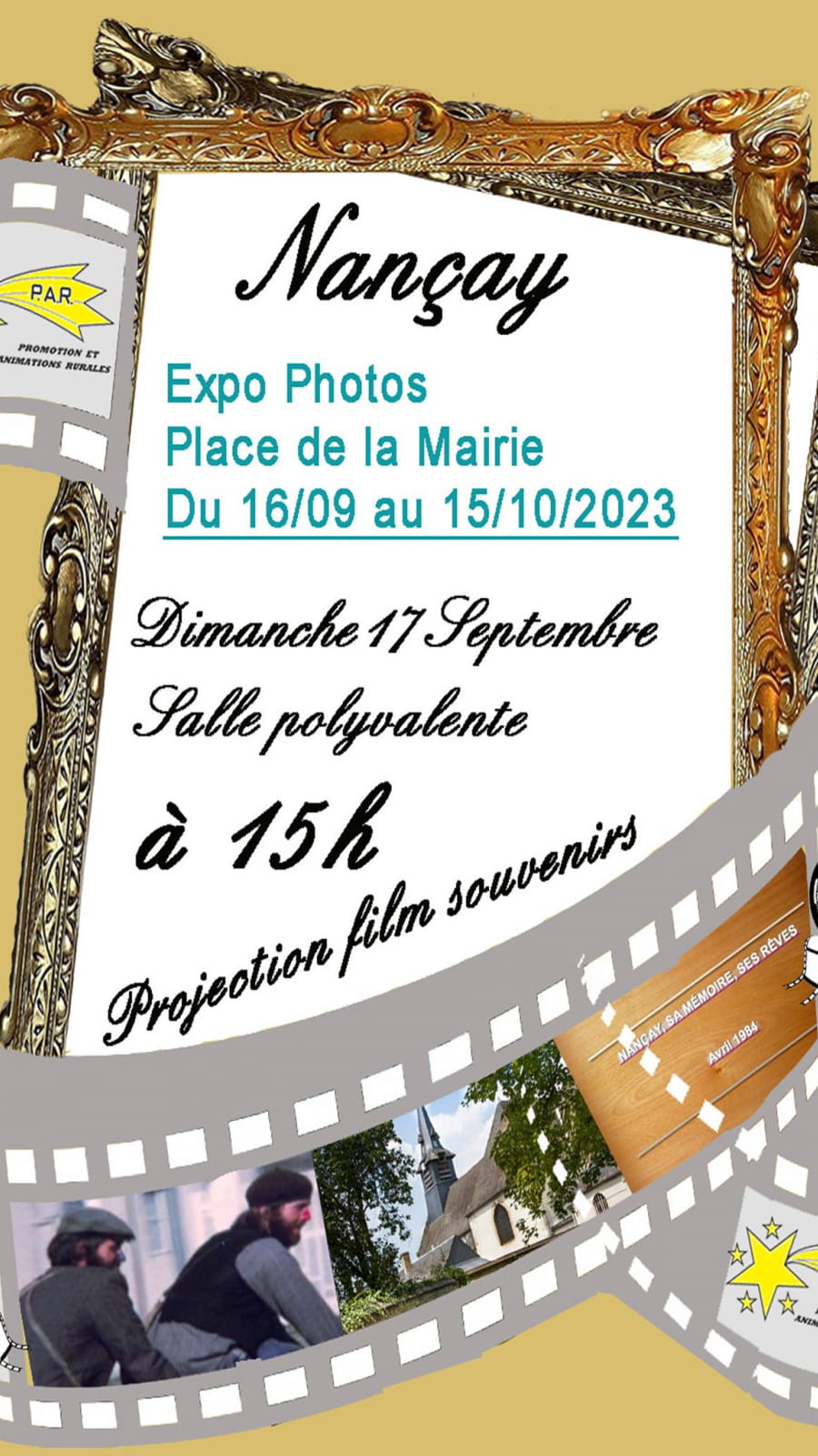 Expo photos et projection film souvenirs 