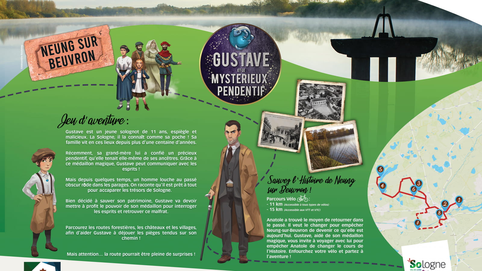 Explor'Games® 'Gustave et le mystérieux pendentif' - En Sologne