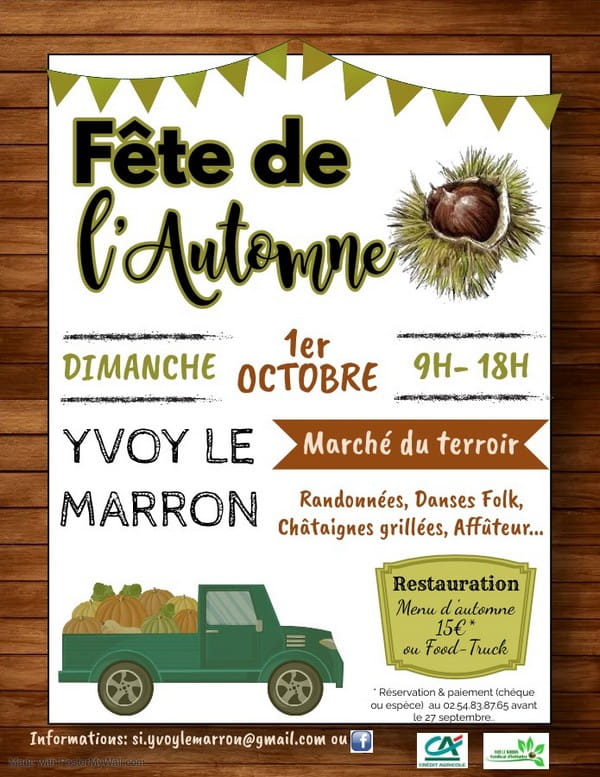 Fête de l'automne à Yvoy-le-Marron