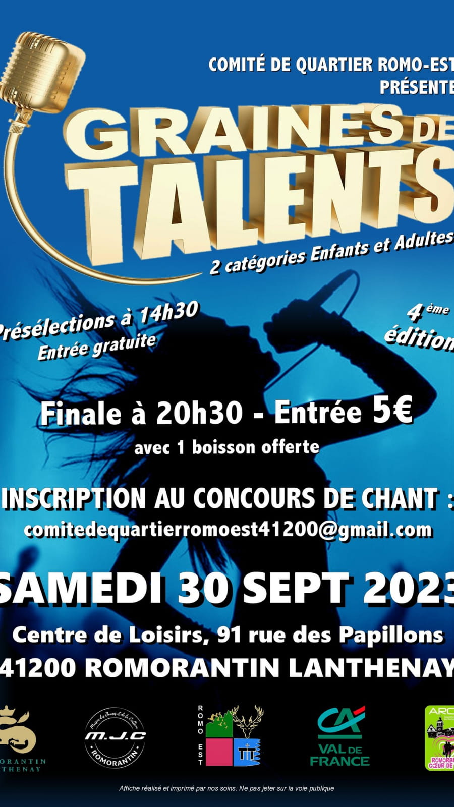 Concours amateur de la chanson française - graines de talents